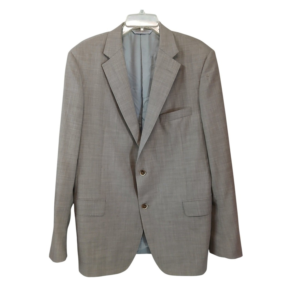 Samuelsohn Loro Piana Pecora Nera Wool Blazer‎ Tan Mens 44L Sport Coat Canada